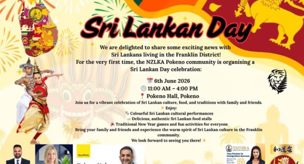 Pokeno Sri Lankan community is proudly organising a Sri Lankan Day celebration 2026 ( New Zealand Event )