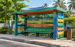 When Plastic Becomes Public Infrastructure: How African Cities Are Turning Waste into Shade and Shelter