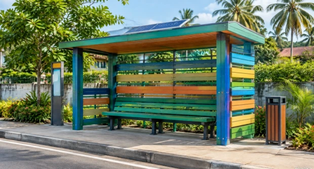 When Plastic Becomes Public Infrastructure: How African Cities Are Turning Waste into Shade and Shelter